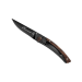 Couteau pliant Le Thiers Liner Lock Claude Dozorme acier noir bois de vallernia 10,5cm