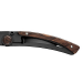 Couteau pliant Le Thiers Liner Lock Claude Dozorme acier noir bois de vallernia 10,5cm