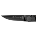 Couteau pliant Le Thiers Liner Lock Claude Dozorme acier noir corne claire 10,5cm