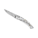 Couteau pliant Le Thiers Liner Lock Claude Dozorme décor old school 10,5cm
