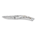 Couteau pliant Le Thiers Liner Lock Claude Dozorme décor old school 10,5cm