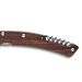 Couteau pliant semi dentelé Le Thiers Liner Lock Claude Dozorme vallernia 12,5cm