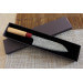 Couteau santoku japonais artisanal Yoshimi Kato 17cm VG10 Nickel Damascus cerisier