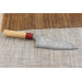 Couteau santoku japonais artisanal Yoshimi Kato 17cm VG10 Nickel Damascus cerisier