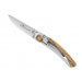 Couteau pliant Le Thiers Liner Lock Claude Dozorme bois d'olivier 10,5cm