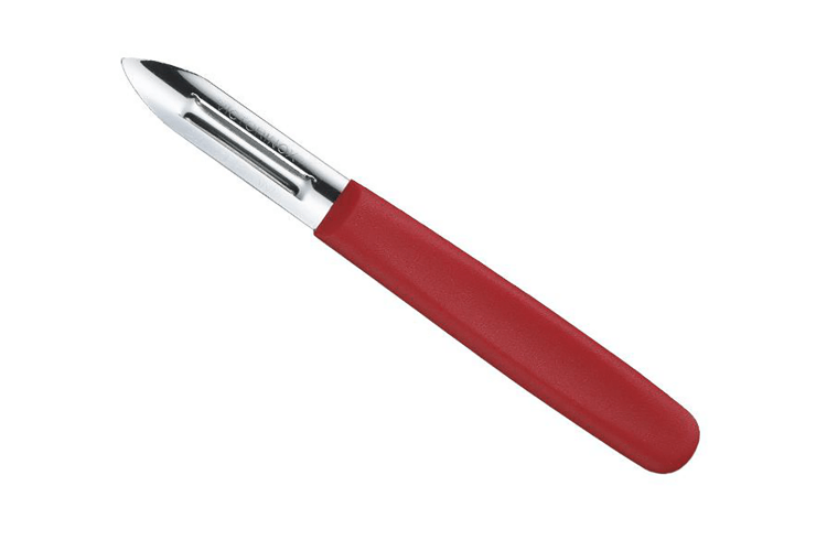 Eplucheur Victorinox double fente manche polyamide rouge