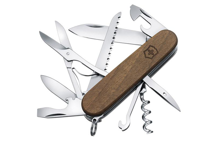Couteau suisse Victorinox Huntsman noyer 91mm 13 fonctions