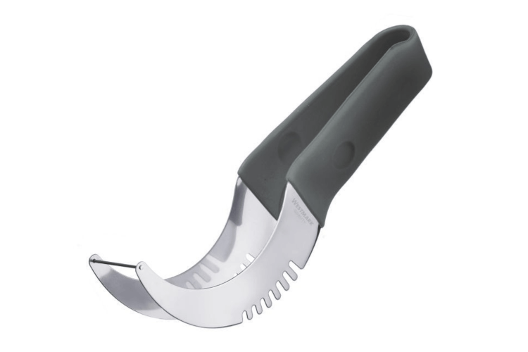 Coupe&shy;-past&egrave;que "Hook" Westmark manche silicone et lames en acier inox
