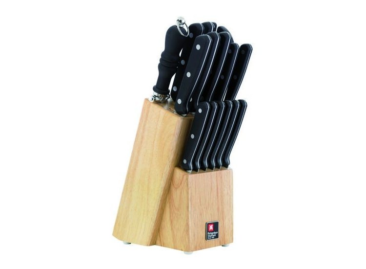 Bloc de 15 couteaux acier inox et accessoires Richardson "Cucina"
