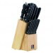Bloc de 15 couteaux acier inox et accessoires Richardson "Cucina"