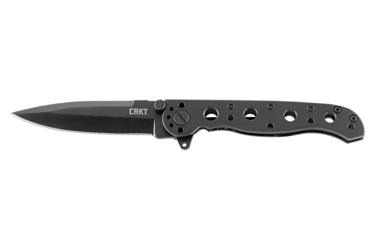 Couteau pliant CRKT M16-01KS lame noire manche inox noir 10cm