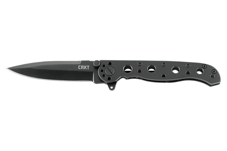 Couteau pliant CRKT M16-01KS lame noire manche inox noir 10cm