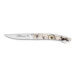 Couteau pliant Le Thiers Verrou Claude Dozorme manche bois de cerf 12cm 