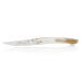 Couteau pliant Le Thiers Verrou Claude Dozorme manche corne claire 12cm