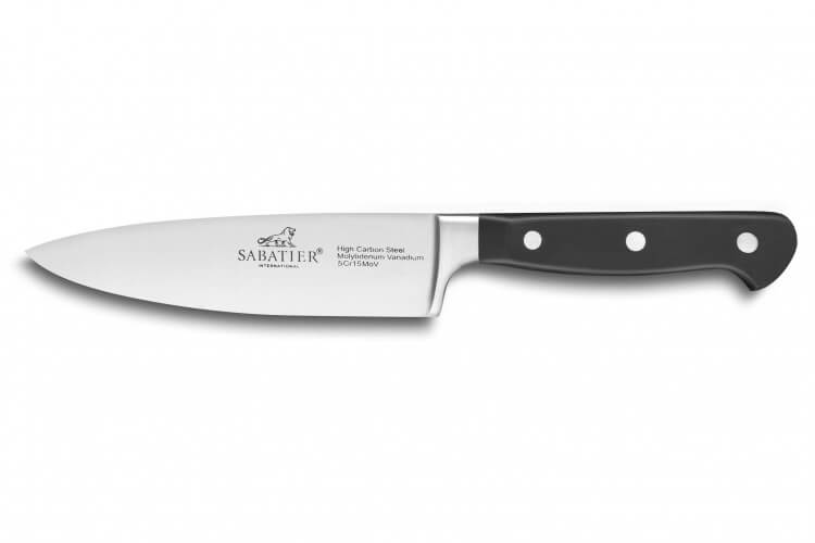 Couteau de chef Sabatier International Pluton 15cm manche 3 rivets