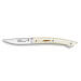 Couteau pliant Le Thiers Verrou Claude Dozorme manche plumes du peintre 12cm
