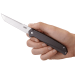 Couteau pliant CRKT HELICAL K500GXP manche alu gris anthracite 11,5cm
