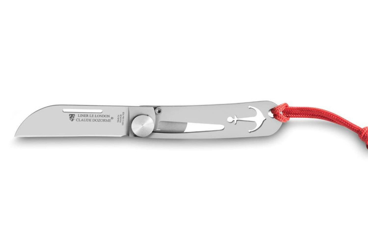 Couteau pliant Liner London Claude Dozorme manche inox 11cm