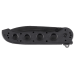 Couteau pliant CRKT M21 manche à trous G10 noir
