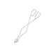 Pince de service Westmark en acier inoxydable