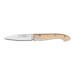 Couteau pliant Compostelle Voie de Tours Claude Dozorme manche chêne 12,5cm