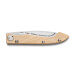 Couteau pliant Compostelle Voie de Tours Claude Dozorme manche chêne 12,5cm