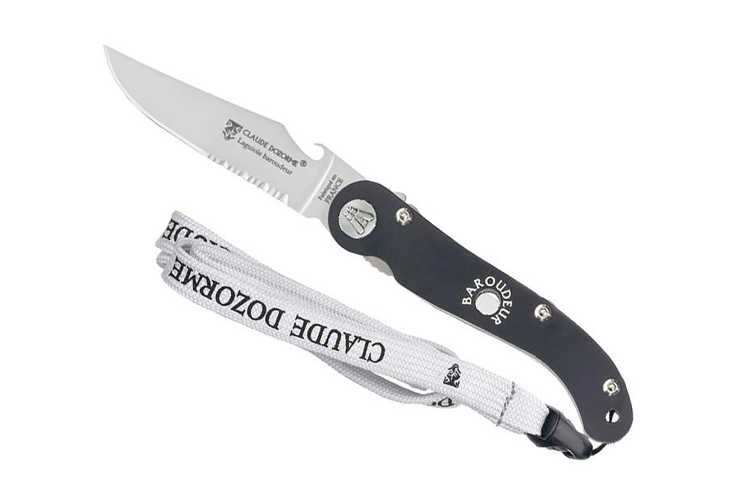 Couteau pliant Laguiole Claude Dozorme manche alu noir 12cm