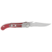 Couteau pliant Laguiole Claude Dozorme manche alu rouge 12cm