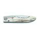 Couteau pliant Compostelle Voie du Puy Claude Dozorme manche corne 12,5cm
