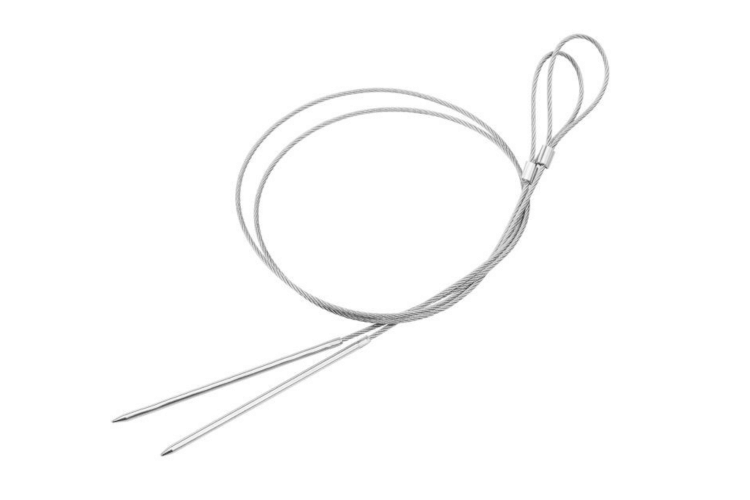 Set de 2 pics à brochette flexibles "Twister" Westmark en acier inox