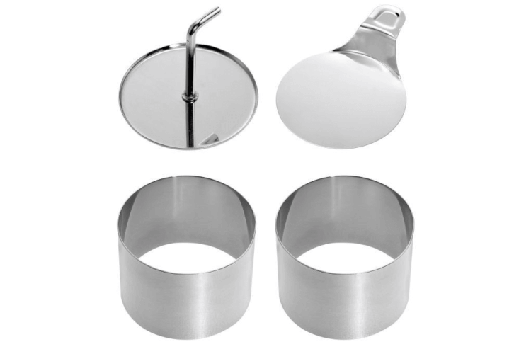 Lot 2 emporte­-pièces ronds "Kreis" Westmark acier inox 7,5cm
