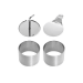 Lot 2 emporte­-pièces ronds "Kreis" Westmark acier inox 7,5cm