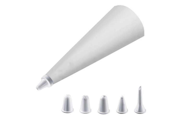 Coffret poche &agrave; douille plastique 28cm + 5 douilles avec adaptateur