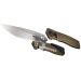 Couteau pliant CRKT Homefront K270GKP manche alu kaki 12cm