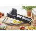 Mandoline De Buyer Swing Plus noire avec poussoir