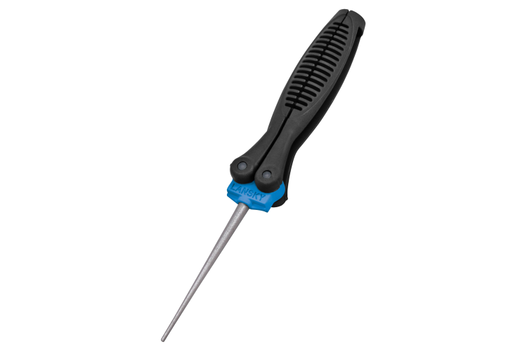 Fusil &agrave; aiguiser pliant Lansky m&egrave;che diamant 9cm pour couteaux de poche