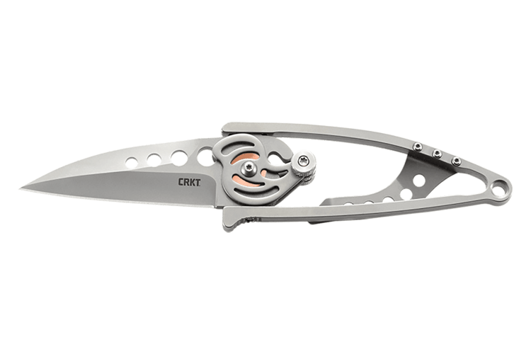 Couteau pliant CRKT Snap Lock 5102N manche acier 420J2 10,5cm