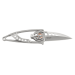 Couteau pliant CRKT Snap Lock 5102N manche acier 420J2 10,5cm