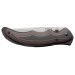 Couteau pliant CRKT Endorser manche G10 noir marron strié 10,5cm