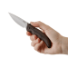 Couteau pliant CRKT Endorser manche G10 noir marron strié 10,5cm