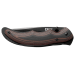 Couteau pliant CRKT Endorser manche G10 noir marron strié 10,5cm