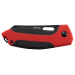Couteau pliant noir CRKT Sketch 2430 gomme abs rouge et noir 10cm