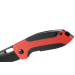 Couteau pliant noir CRKT Sketch 2430 gomme abs rouge et noir 10cm