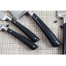 Mallette cuisinier Sabatier Edonist 6 couteaux fabrication française + 1 fourchette + 1 fusil