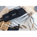 Mallette cuisinier Sabatier Perigord 7 couteaux fabrication française + 1 fusil