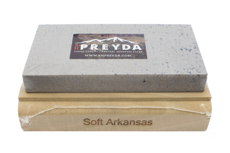 Pierre naturelle d'Arkansas RH PREYDA Mounted Stone grain moyen/&eacute;pais