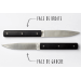 Coffret 6 couteaux de table Perceval 9.47 noir