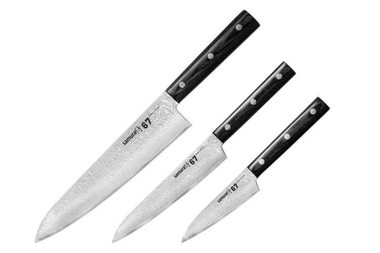 Coffret 3 couteaux Samura Damascus 67 damas VG10