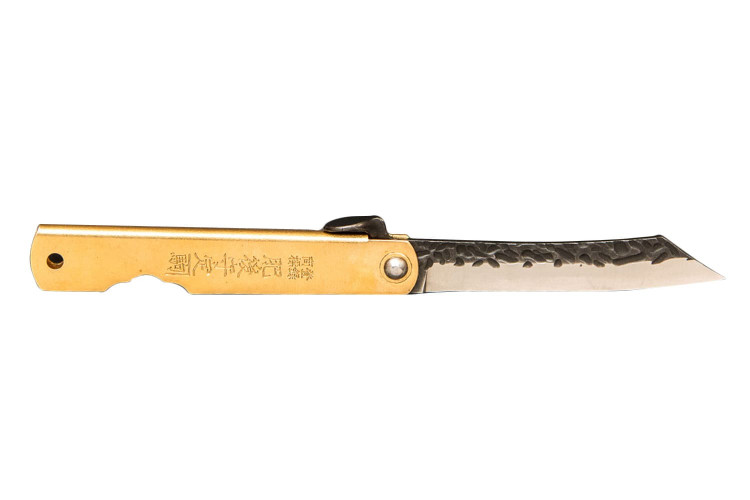 Couteau de poche Higonokami B&ouml;ker Hoseki ame acier 7Cr13 taille 7,5cm 