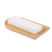 Pierre naturelle d'Arkansas de poche RH PREYDA grain moyen avec huile + étui en cuir